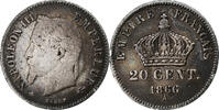 France 20 Centimes Napoléon III, Paris, Argent, Gadoury:308 -