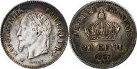 France 20 Centimes Napoléon III, Paris, Argent, Gadoury:309 -