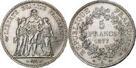 France 5 Francs Hercule, Paris, Argent, Gadoury:745a, KM:820.1 -