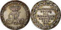 Danemark 1/6 Rigsdaler Frederik VI, Altona, Argent, KM:664 -