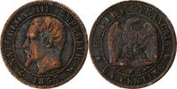 France Centime Napoléon III, Lille, Bronze, Gadoury:86, KM:775.7 -