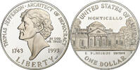 États-Unis Dollar U.S. Mint, BE, Argent, KM:249 -
