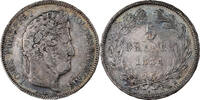 France 5 Francs Louis-Philippe, Marseille, Argent, KM:749.10 -