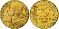 France 5 Centimes Marianne, Paris, BU, Bronze-Aluminium -