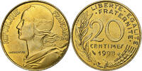 France 20 Centimes Marianne, Paris, BU, Bronze-Aluminium -