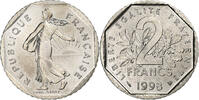 France 2 Francs Semeuse, Paris, BU, Nickel, Gadoury:547, KM:942.1 -