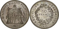 France 50 Francs Hercule, Paris, Avers 20 francs, Argent -