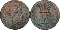 France Sol Louis XVI, Sol ou sou, Paris, 2éme sem, Cuivre -