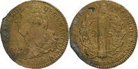 France 2 Sols Constitution, 2 sols françois, Paris, Bronze -