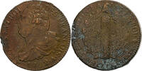 France 2 Sols Constitution, 2 sols françois, Paris, Bronze -