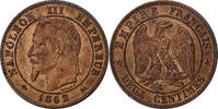 France 2 Centimes Napoléon III, Bordeaux, Bronze, Gadoury:104 -