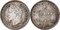 France 20 Centimes Monnaie, Napoleon III, Napoléon III, Strasbourg -