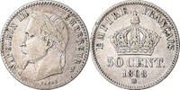 France 50 Centimes Monnaie, Napoleon III, Napoléon III, Strasbourg -