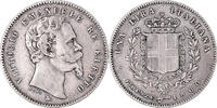 États italiens Lira Monnaie, EMILIA, Vittorio Emanuele II, Florence -