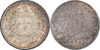 Guatemala 1/2 Real, Medio Monnaie, Argent, KM:165 -