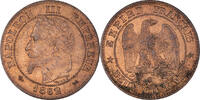 France 2 Centimes Monnaie, Napoleon III, Napoléon III, Bordeaux -
