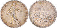 France 50 Centimes Monnaie, Semeuse, Paris, Argent, Gadoury:420 -