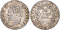 France 20 Centimes Monnaie, Napoleon III, Napoléon III, Lyon -