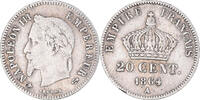 France 20 Centimes Monnaie, Napoleon III, Napoléon III, Paris -