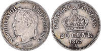 France 20 Centimes Monnaie, Napoleon III, Napoléon III, Paris -