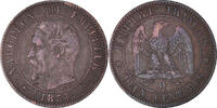 France 2 Centimes Monnaie, Napoleon III, Napoléon III, Lyon -