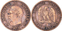 France 2 Centimes Monnaie, Napoleon III, Napoléon III, Lyon -
