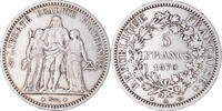 France 5 Francs Monnaie, Hercule, Paris, Argent, Gadoury:745 -