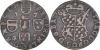 Principauté de Liège Liard Monnaie, John Theodore, Liege, Cuivre -