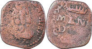États italiens Quattrino Monnaie, MILAN, Carlo III, Milan, Cuivre -