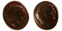 Bronze Æ Monnaie, Thessalie, Phalanna (400-344 BC), Phalanna, nymph -