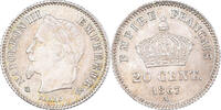 France 20 Centimes Monnaie, Napoleon III, Paris, Argent -