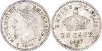 France 20 Centimes Monnaie, Napoleon III, Strasbourg, Argent -