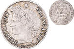 France 20 Centimes Monnaie, Cérès, Bordeaux, Argent, Gadoury:303 -