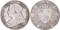 Grande-Bretagne 1/2 Crown Monnaie, Victoria, Argent, KM:782 -