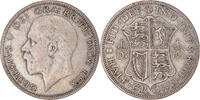 Grande-Bretagne 1/2 Crown Monnaie, George V, Argent, KM:835 -