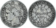 France 2 Francs Monnaie, Cérès, Paris, Argent, Gadoury:530 -
