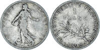 France Franc Monnaie, Semeuse, Paris, Argent, Gadoury:467, KM:844.1 -