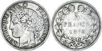 France 5 Francs Monnaie, Cérès, Paris, sans légende, Argent -