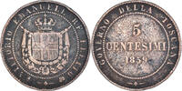 États italiens 5 Centesimi Monnaie, EMILIA, Vittorio Emanuele II -