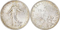 France 2 Francs Monnaie, Semeuse, Paris, Argent, Gadoury:532 -