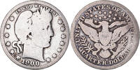 États-Unis Quarter Monnaie, Barber Quarter, U.S. Mint, New Orleans -