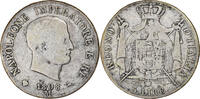 États italiens 5 Lire Monnaie, KINGDOM OF NAPOLEON, Napoleon I, Milan -
