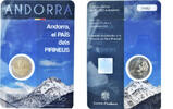 Andorre 2 Euro Pyrénées, Monnaie de Paris, BU, Bimétallique -