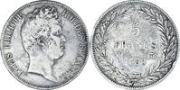 France 5 Francs Monnaie, Louis-Philippe, Lille, Argent -