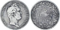 France 5 Francs Monnaie, Louis-Philippe, Paris, Argent -