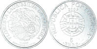 Portugal 5 Euro floresta laurissilva da Madeira, Lisbonne, Argent -