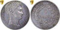 France 5 Francs Napoléon Ier, Paris, Pedigree, Argent, PCGS, Cleaned-AU -