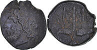Litra Monnaie, Sicile, Hieron II, Syracuse, Bronze, HGC:2-1550 -