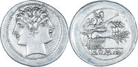 Quadrigatus Anonyme, Rome, Pedigree, Argent, Crawford:29/3 -