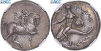 Didrachme Calabre, Tarentum, Argent, NGC -